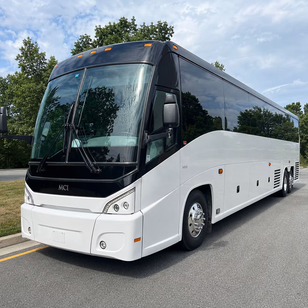 denver charter bus rental exterior