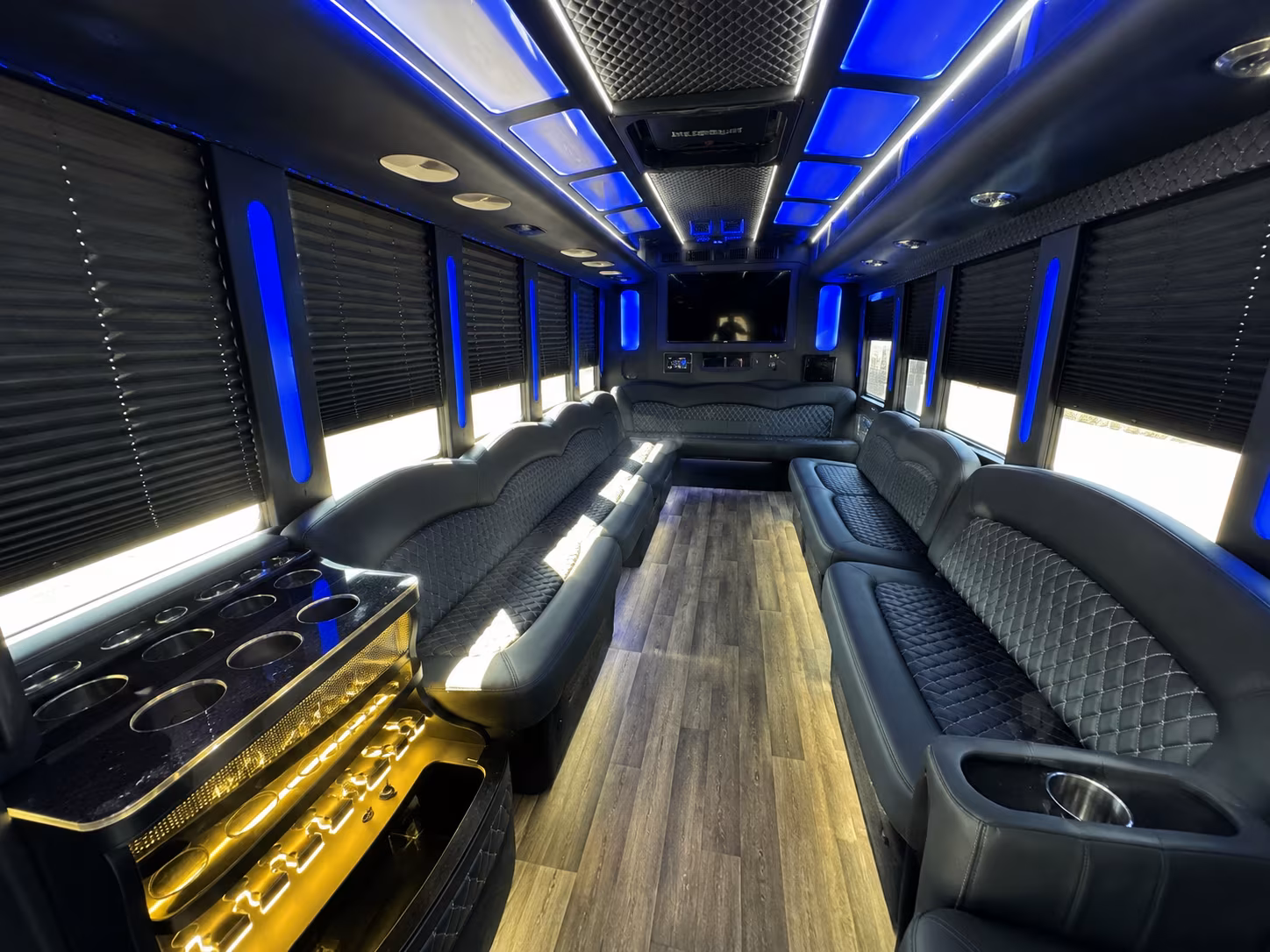 farmington night on town party bus rental