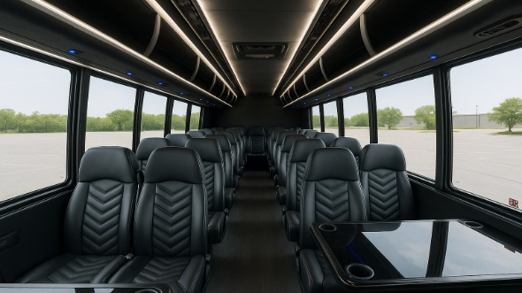 farmington 20 passenger minibus inside