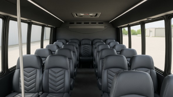 farmington 28 passenger minibus inside