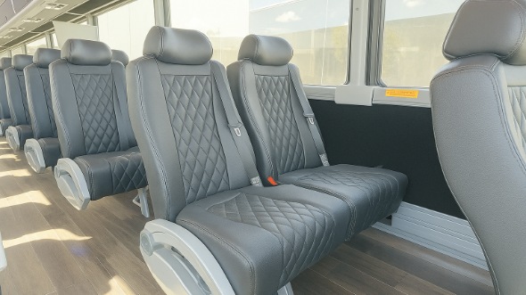 farmington 35 passenger minibus inside