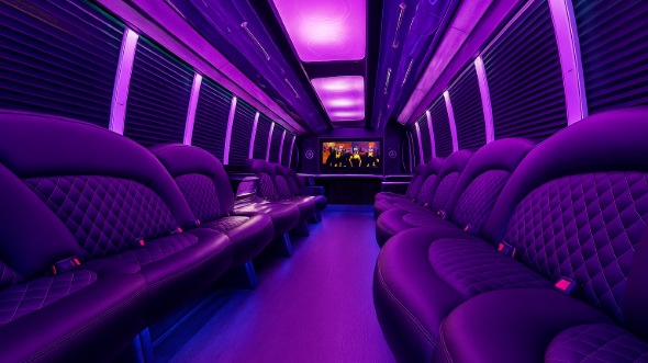 farmington party bus rental inside